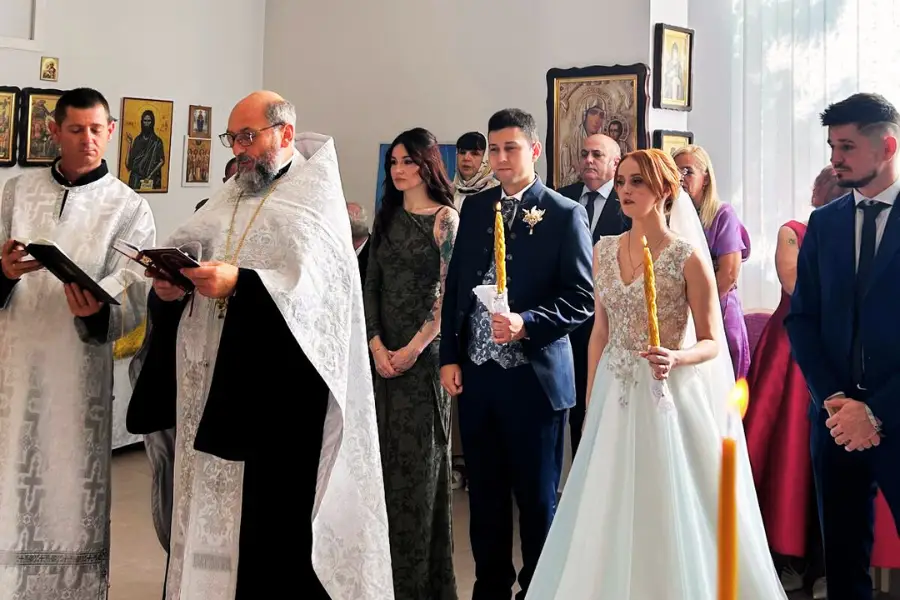 вяте Вінчання в парафії Успіння Пресвятої Богородиці- Адріан та Анастасія 3